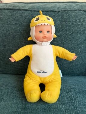 Baby Shark Yellow Baby Doll by Pinkfong